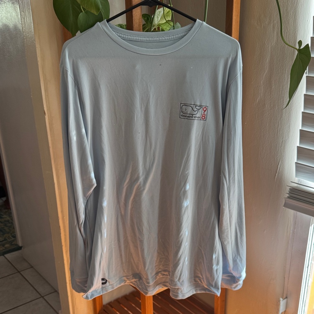 Vineyard Vines Light Blue Long Sleeve Tee